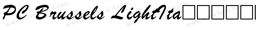 PC Brussels LightIta字体转换
